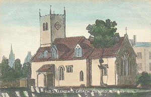 Postcard of St. Clement's Church