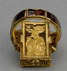 Reverse of Thame Reliquary Ring