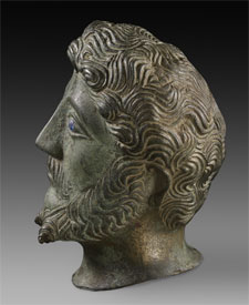 Sideview of Marcus Aurelius' head